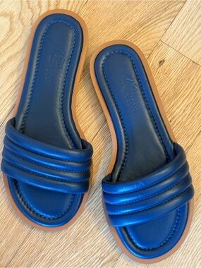 J.CREW SORRENTO LEATHER PADDED SANDALS
